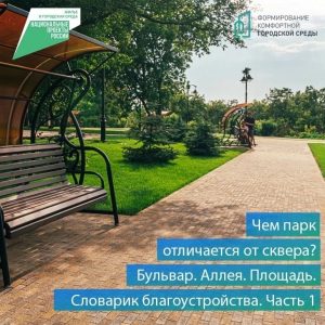 Термины, используемые при благоустройстве.